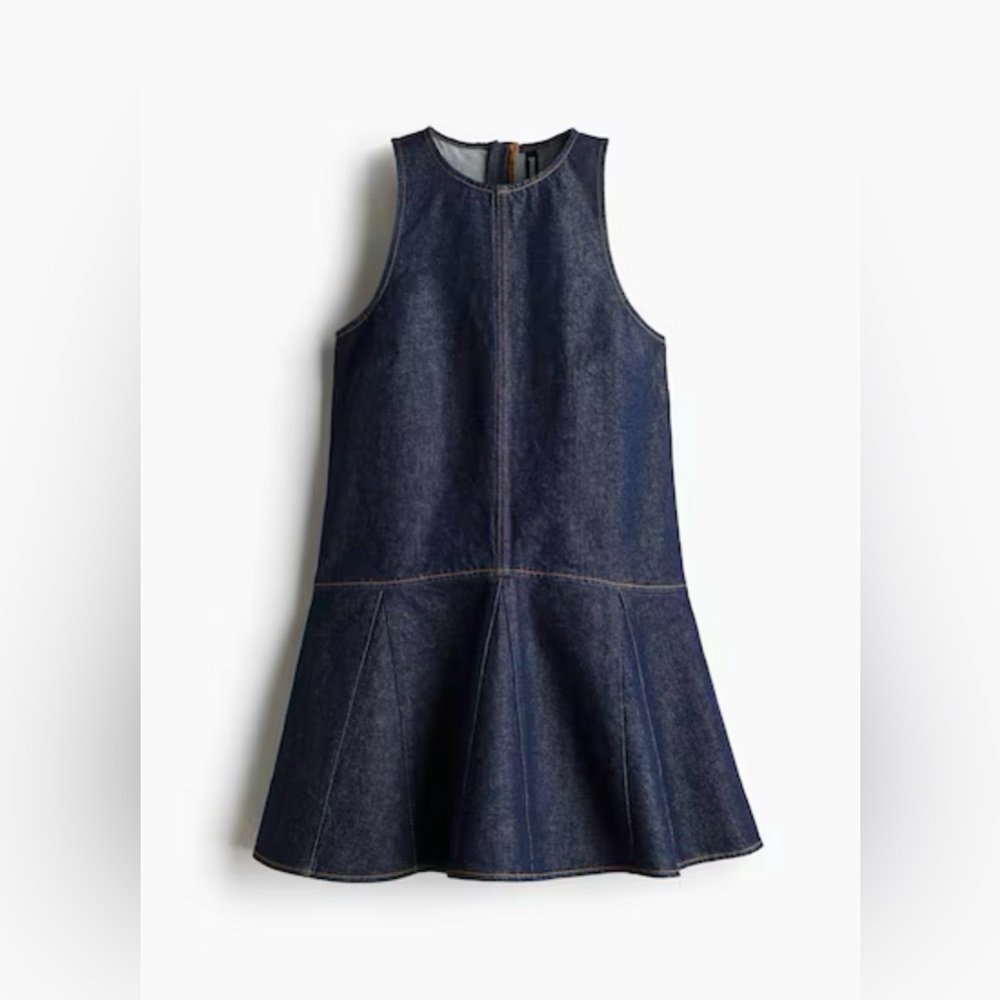 Stylish Denim Sleeveless Dress in size M